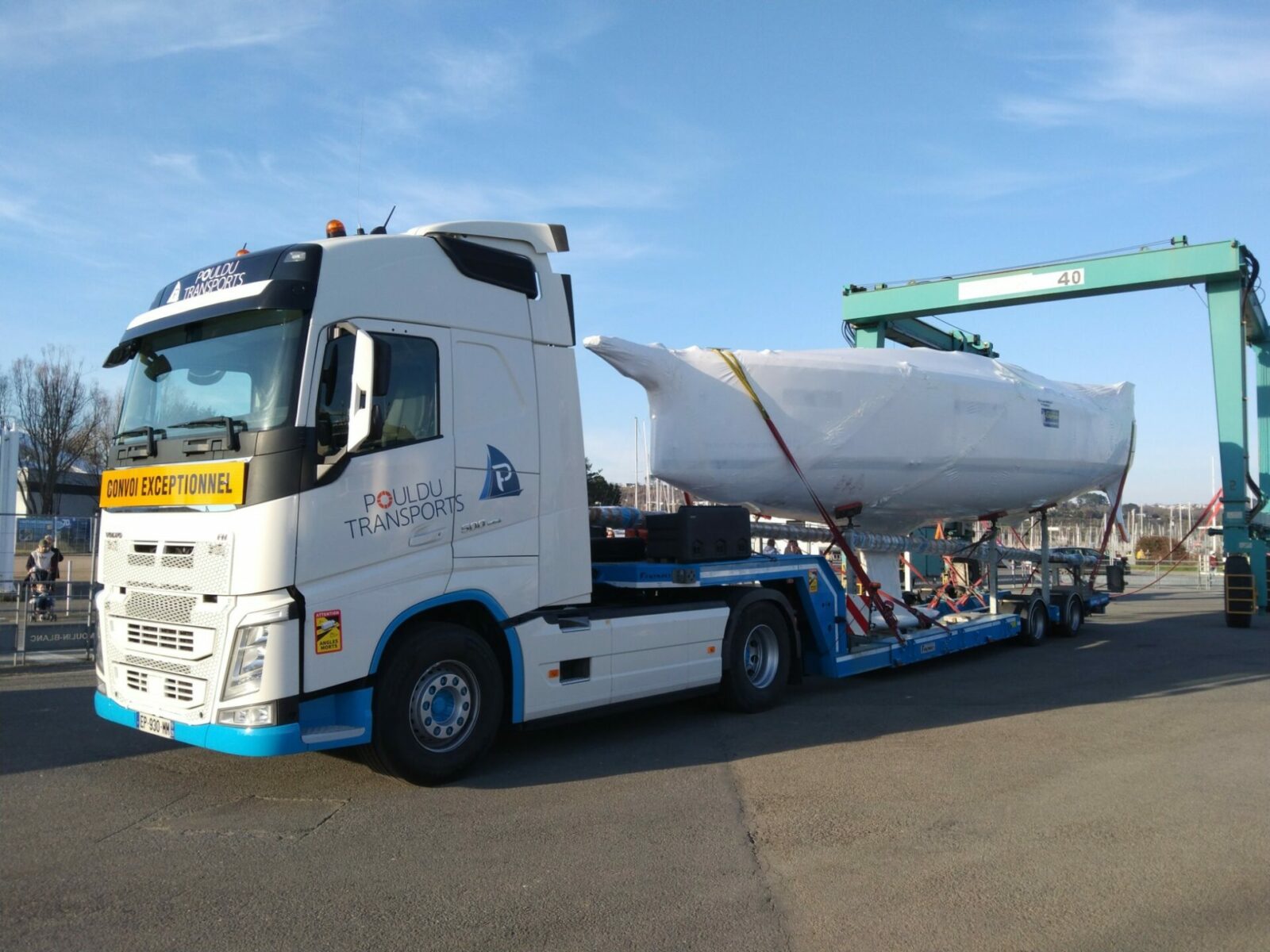 Transports de bateaux au Croisic
